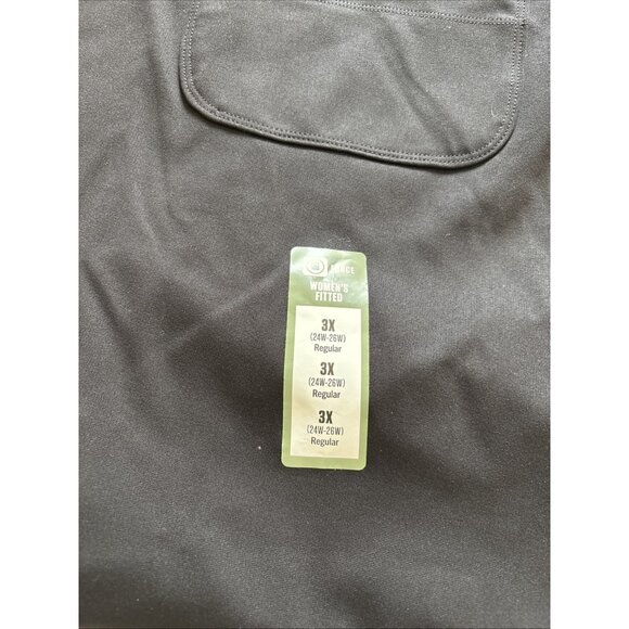 Carhartt Black Plus 3X Pull On Pants Carpenter Force New - Picture 5 of 6